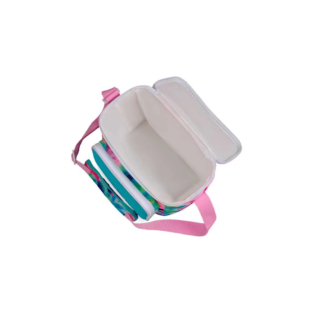 BOLSA TERMICA IGLOO 9 LATAS VERTICAL LUNCH RETRO CELESTE 63085 - Vista 4