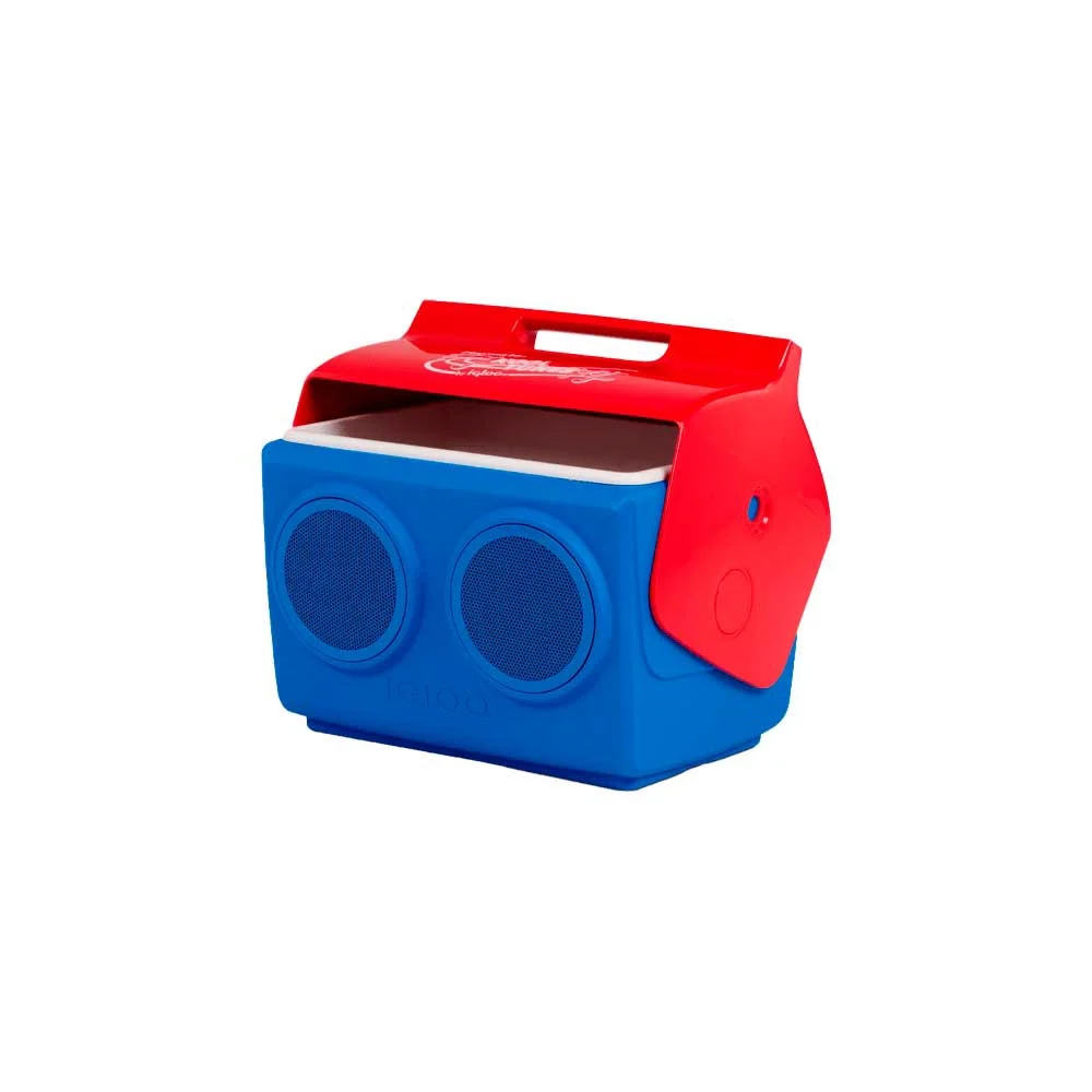 CONSERVADORA CON PARLANTE IGLOO 13L KOOLTUNES AZUL Y ROJO 27775 - Vista 3