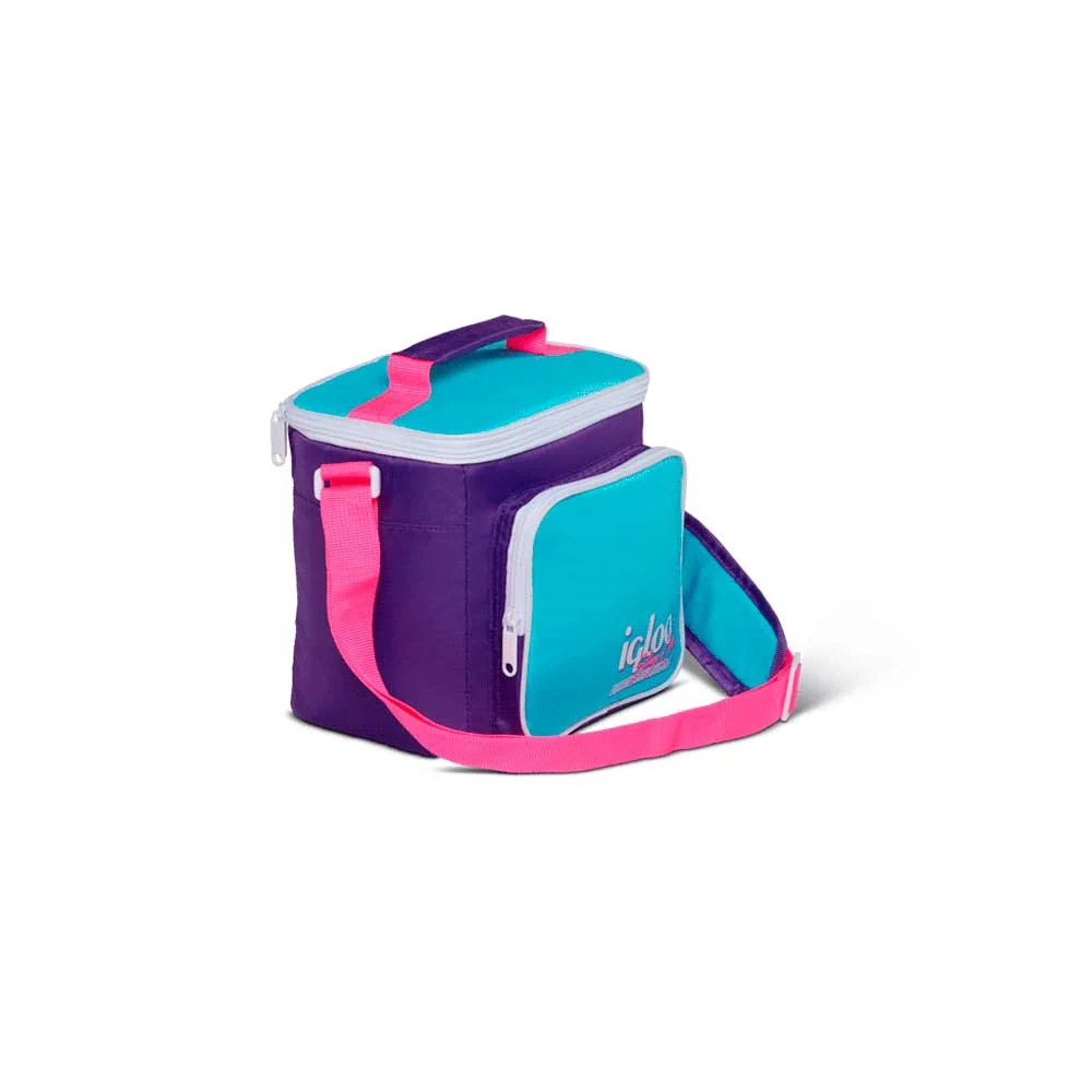 BOLSA TERMICA IGLOO 9 LATAS VERTICAL LUNCH RETRO VIOLETA 66060 - Vista 2