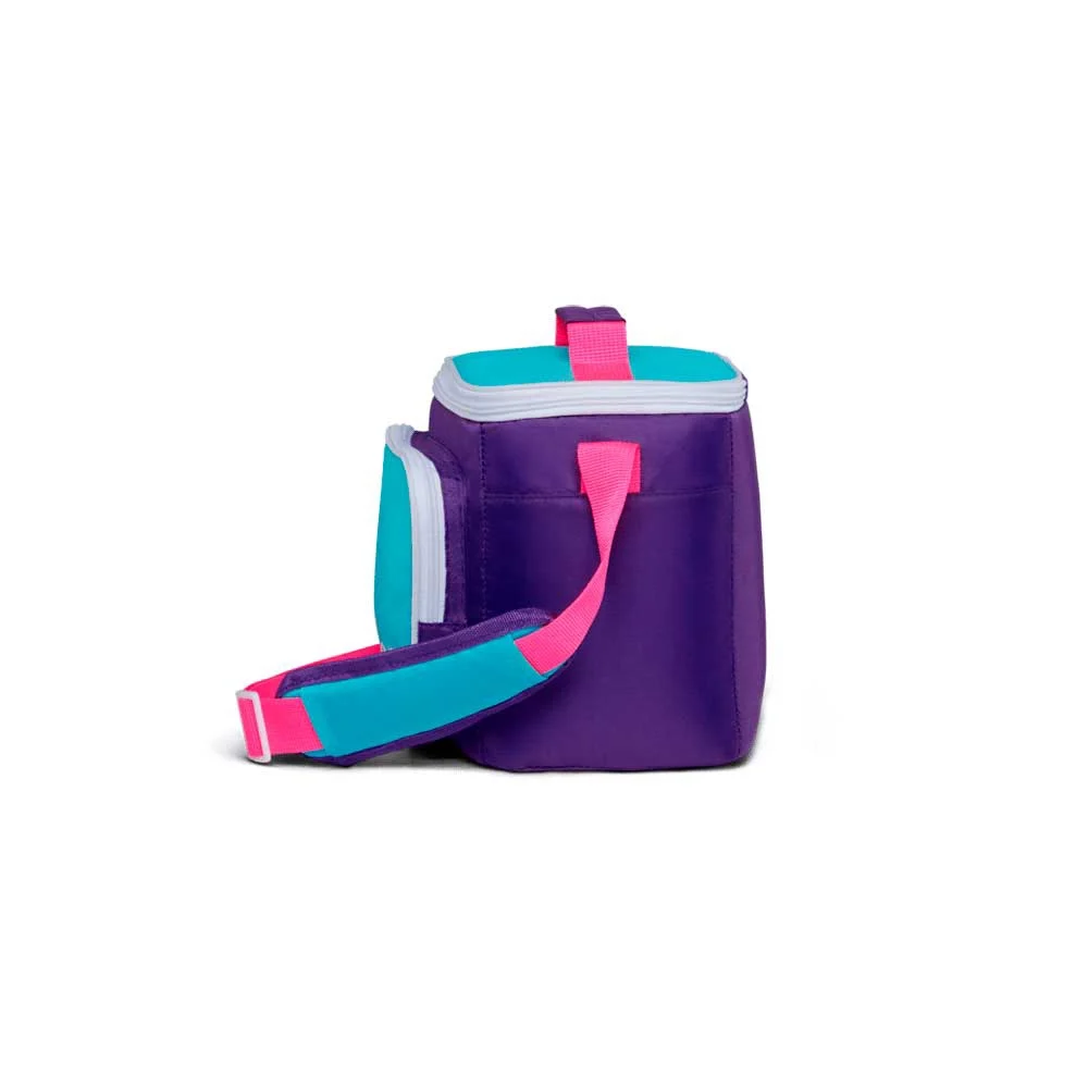 BOLSA TERMICA IGLOO 9 LATAS VERTICAL LUNCH RETRO VIOLETA 66060 - Vista 5