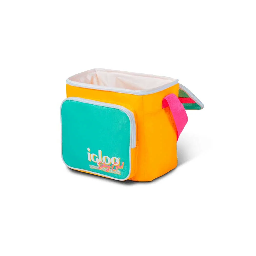 BOLSA TERMICA IGLOO 9 LATAS VERTICAL LUNCH RETRO AMARILLO 66061 - Vista 4