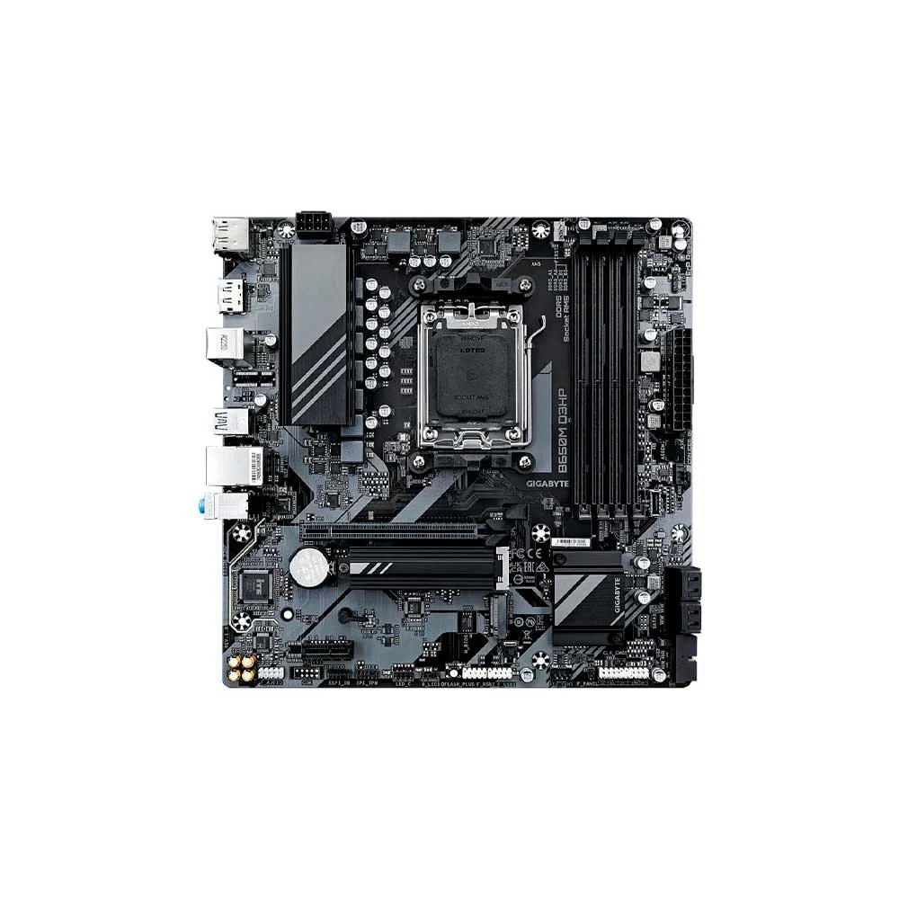 PLACA MADRE GIGABYTE AM5 B650M D3HP DDR5 S/R/HDMI/2DP/2M2/USB3.2/MATX - Vista 2