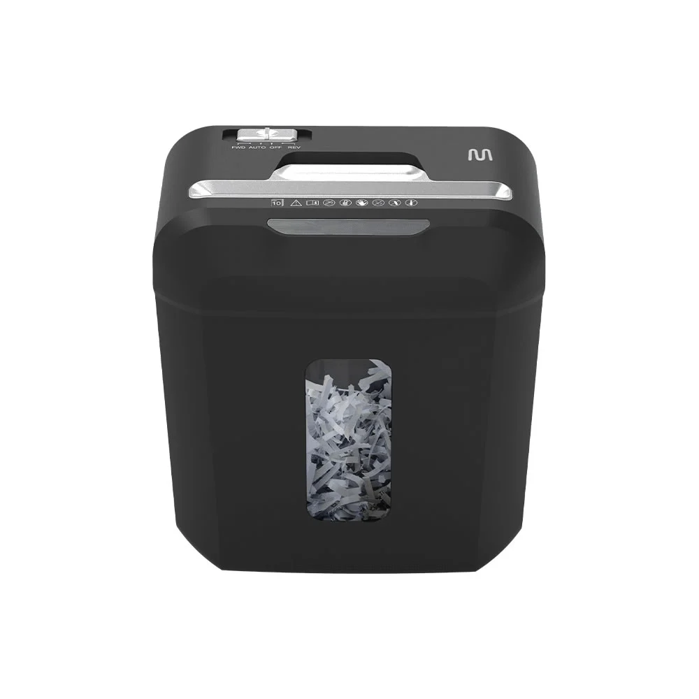 TRITURADORA DE PAPEL MULTILASER OF018EUR 220V 10 HOJAS/ 14L/ NEGRO - Vista 2