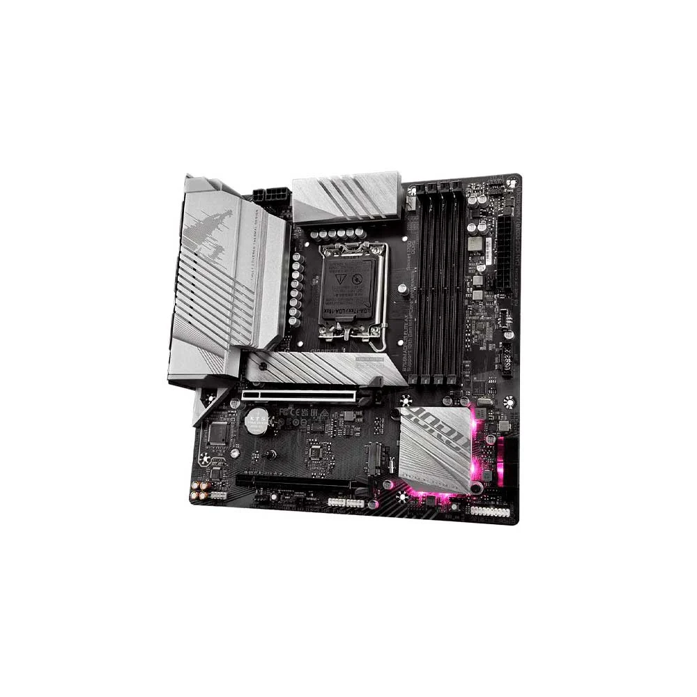 PLACA MADRE GIGABYTE 1700 B760M AORUS ELITE AX DDR5 S/R/HDMI/DP/2M2/WIFI/MATX - Vista 4