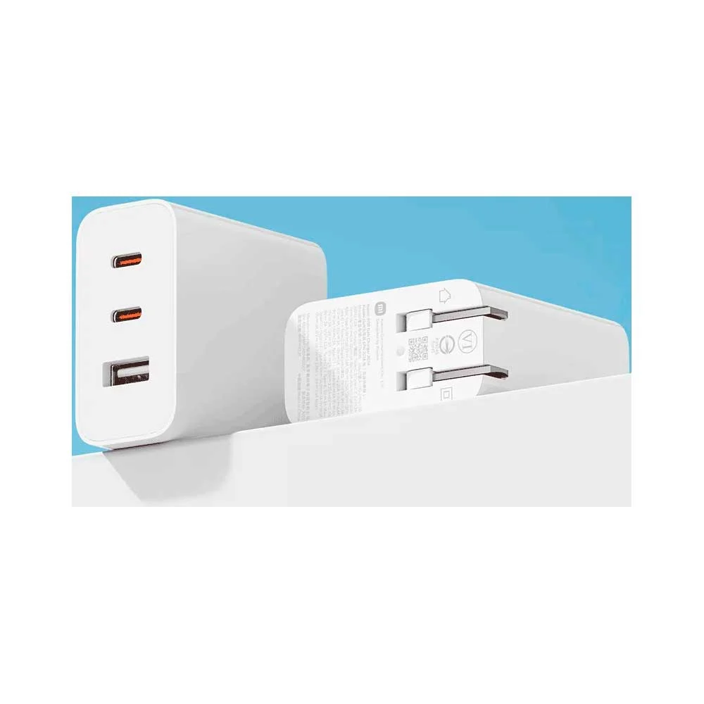 CARGADOR P/ PARED 67W XIAOMI GAN CHARGER USB-A/USB-C C/CABLE BHR7492US - Vista 2