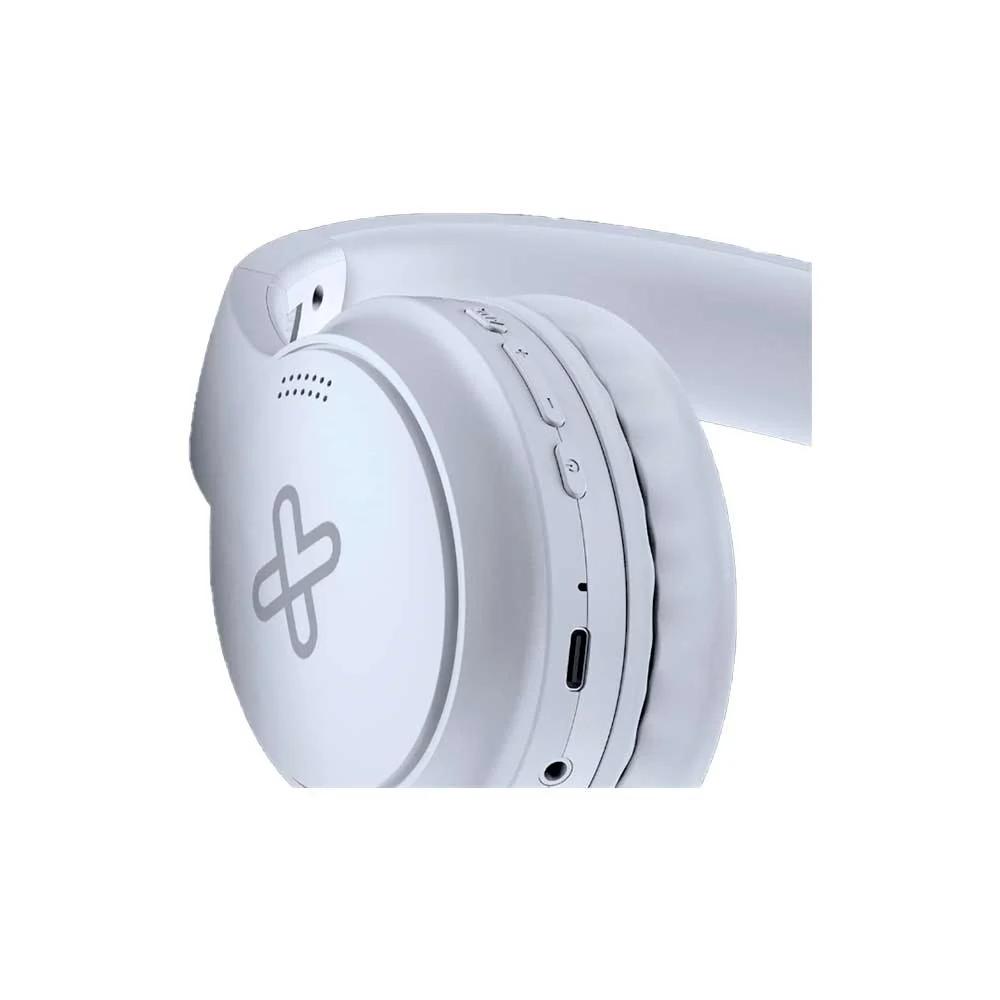 AURICULAR CON MICROFONO KLIP KNH-300WH ESCAPE MIC/ANC/BT/3.5MM/BLANCO - Vista 2