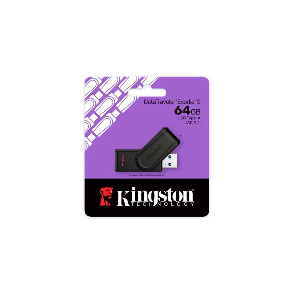 PENDRIVE KINGSTON DATATRAVELER EXODIA S 64GB USB-A 3.2 DTXS/64GB - Vista 3