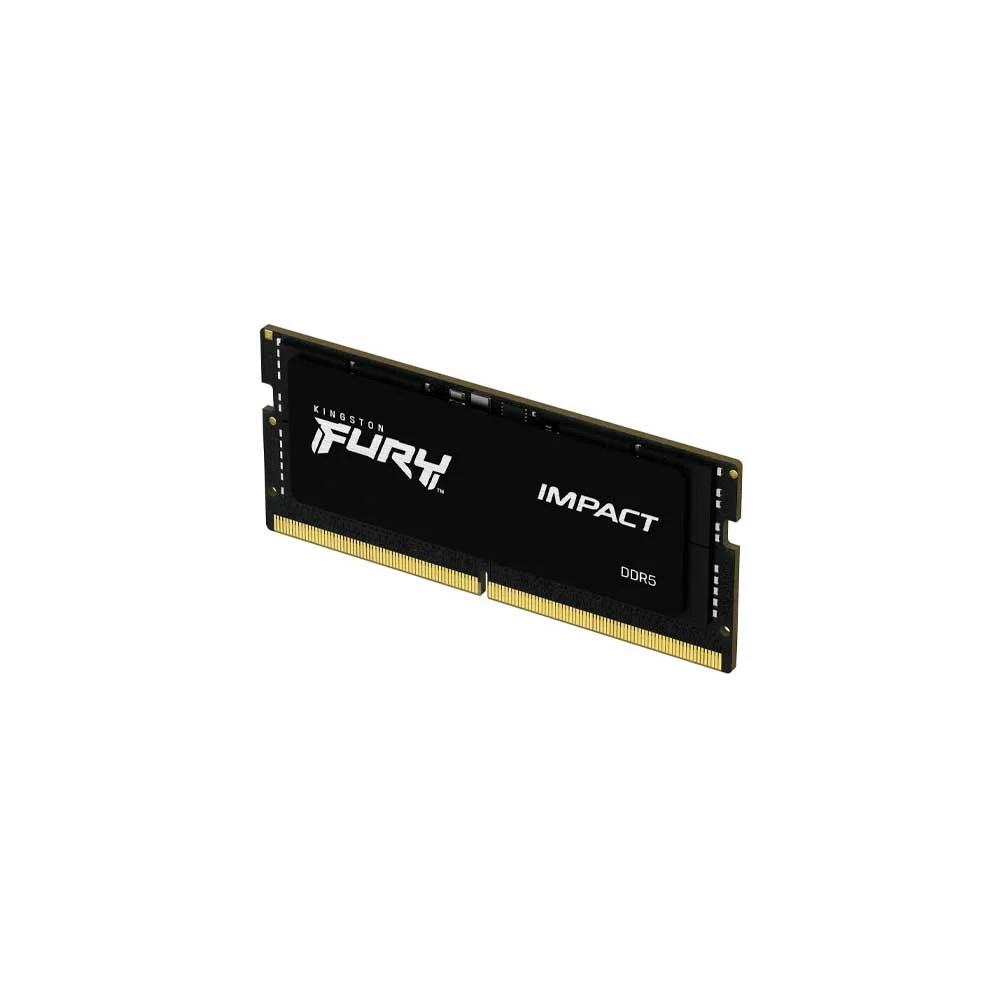 MEMORIA RAM P/NB DDR5 16GB 6400 KINGSTON FURY IMPACT BK KF564S38IB-16 - Vista 2