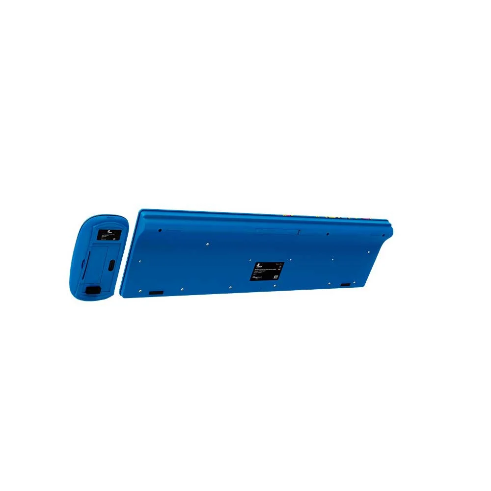 TECLADO + MOUSE XTECH WIRELESS XTK-D312ST STITCH NUM/ESP/AZUL - Vista 4