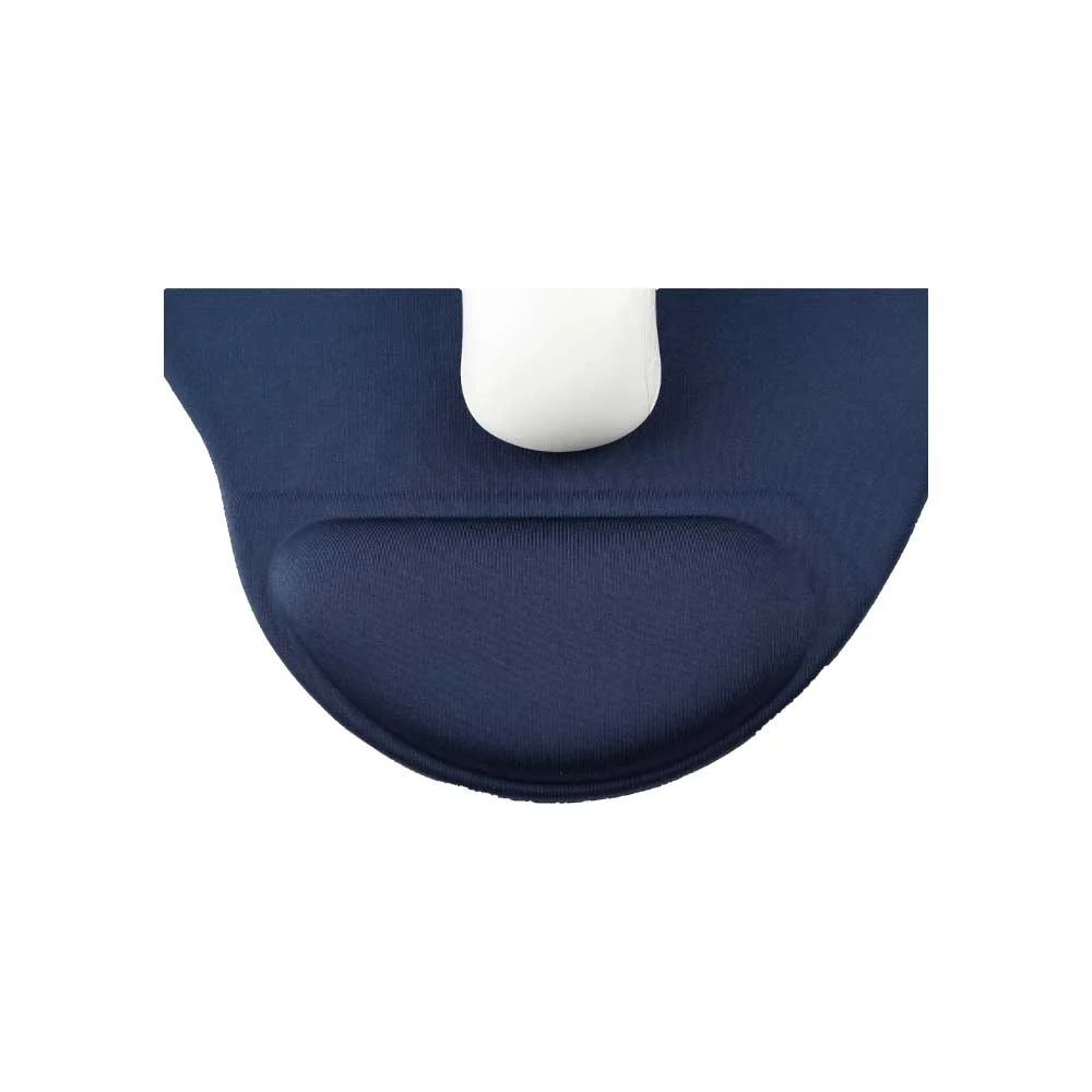 MOUSE PAD FTXMPG01-BL 31X27CM CON APOYO DE MUÑECA EN GEL AZUL - Vista 2