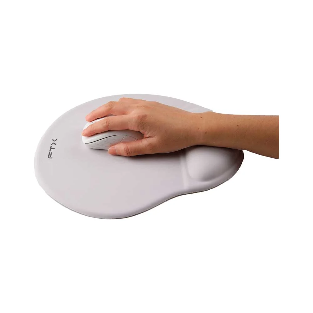 MOUSE PAD FTXMPG01-BG 31X27CM  CON APOYO DE MUÑECA EN GEL BEIGE - Vista 4