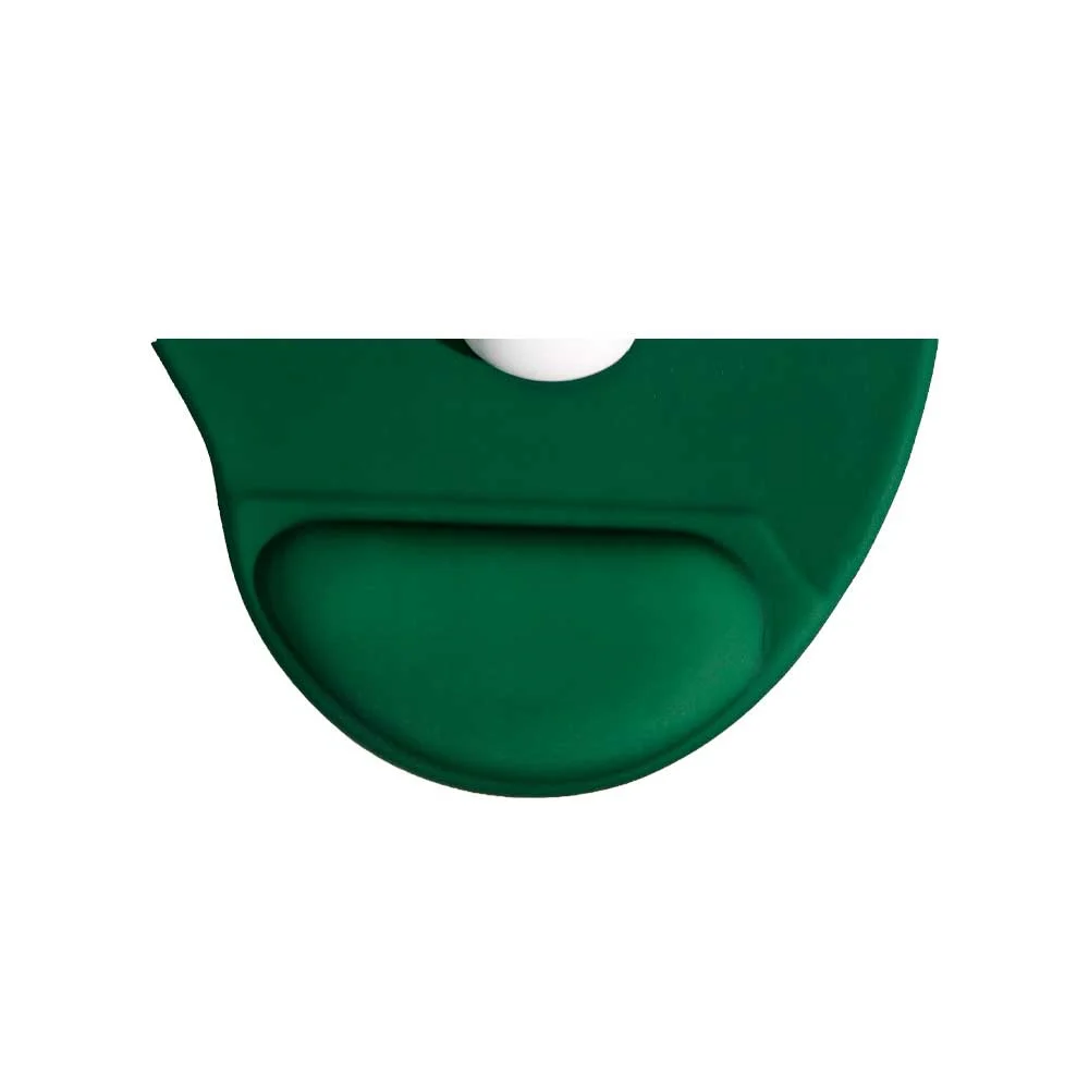 MOUSE PAD FTXMPG01-GR 31X27CM CON APOYO DE MUÑECA EN GEL VERDE - Vista 2