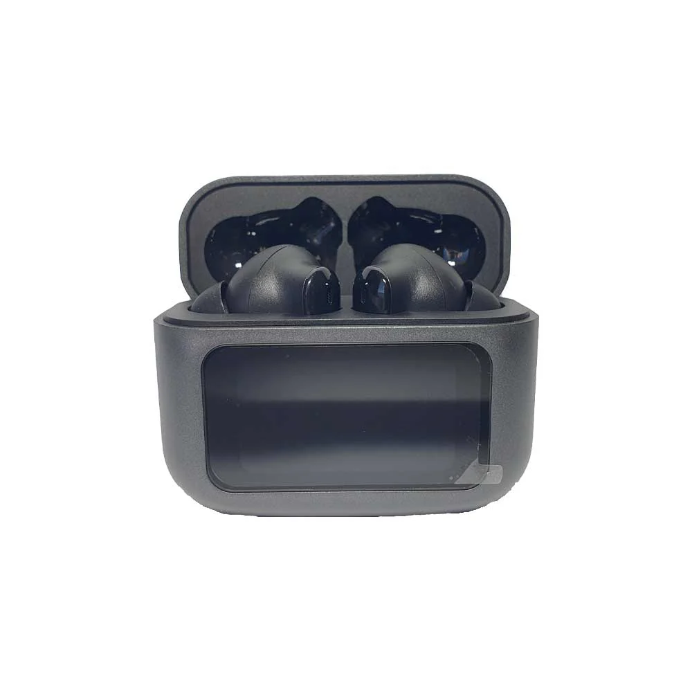 AURICULAR CON MICROFONO FTX E56L-GY BT/MIC/ANC/TOUCH/IPX6 GRIS C/PANT LED - Vista 2