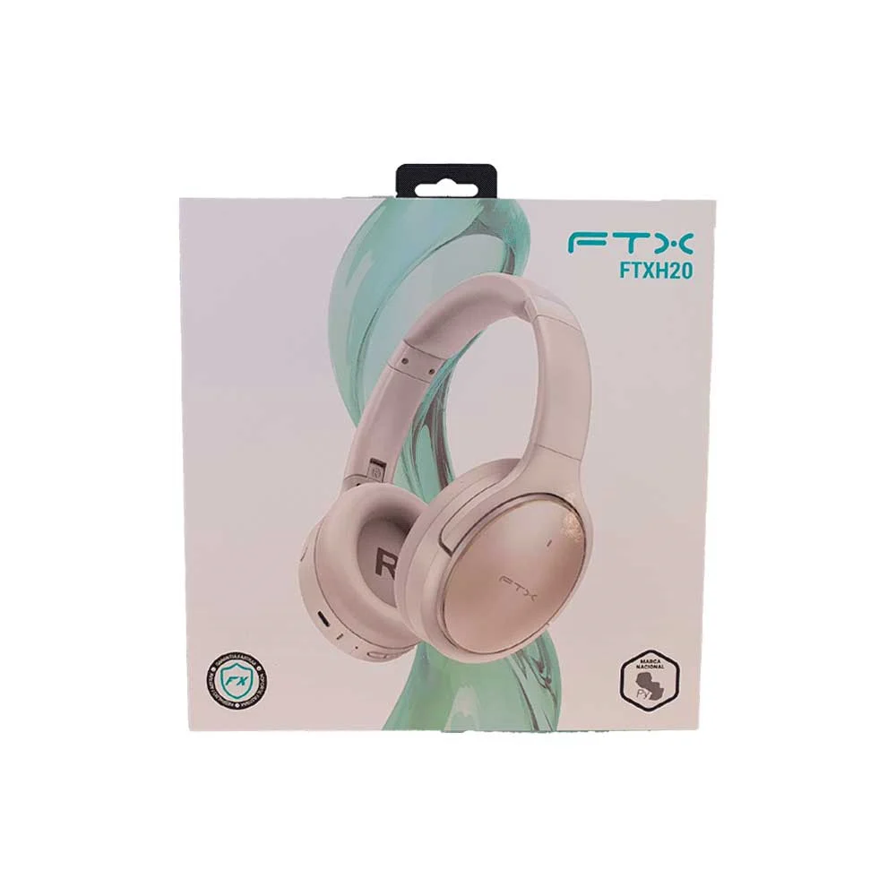 AURICULAR CON MICROFONO FTX H20-BG MIC/ANC+ENC/BT/TOUCH BEIGE - Vista 5