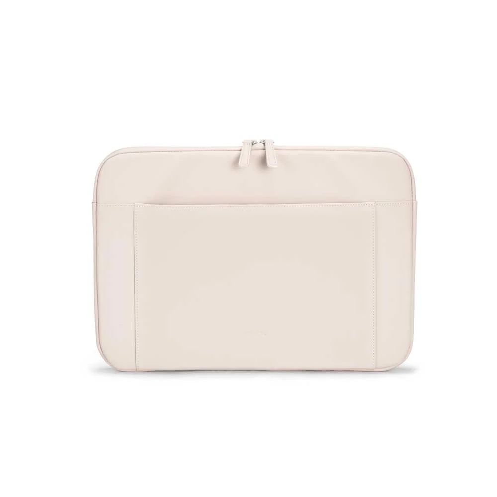 Funda beige FTX para notebook con bolsillo frontal amplio y cierre superior de dos tiradores