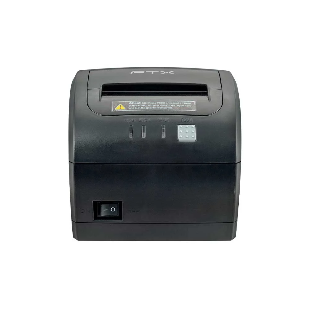 IMPRESORA TERMICA DIRECTA FTX RECIBOS 3" FTXP-80W USB/RED/WIFI/RJ-11 CUT NEG/BIVOLT/CAB-US - Vista 2