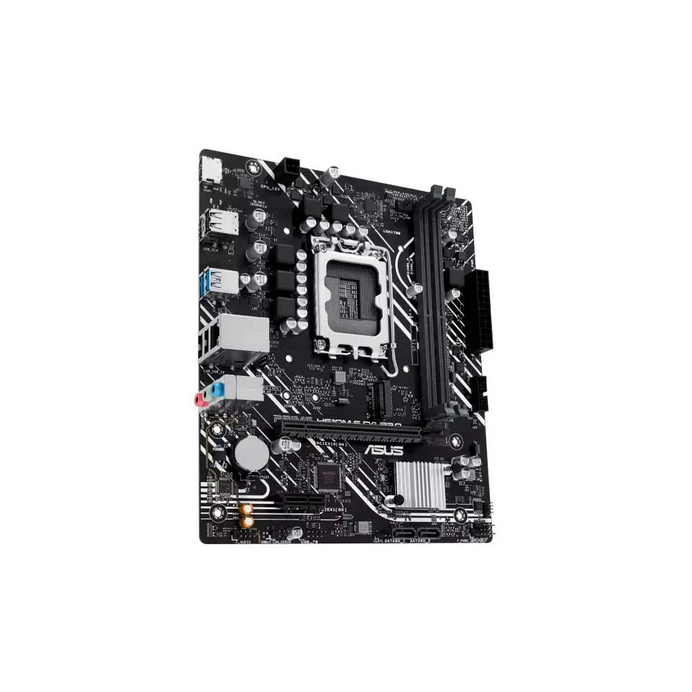 PLACA MADRE ASUS 1700 H610M-F D4 R2.0 PRIME S/R/HDMI/M2/USB3.2/MATX - Vista 3