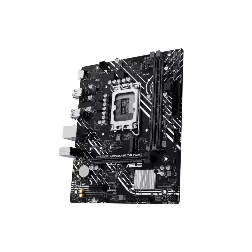 PLACA MADRE ASUS 1700 H610M-F D4 R2.0 PRIME S/R/HDMI/M2/USB3.2/MATX - Vista 4