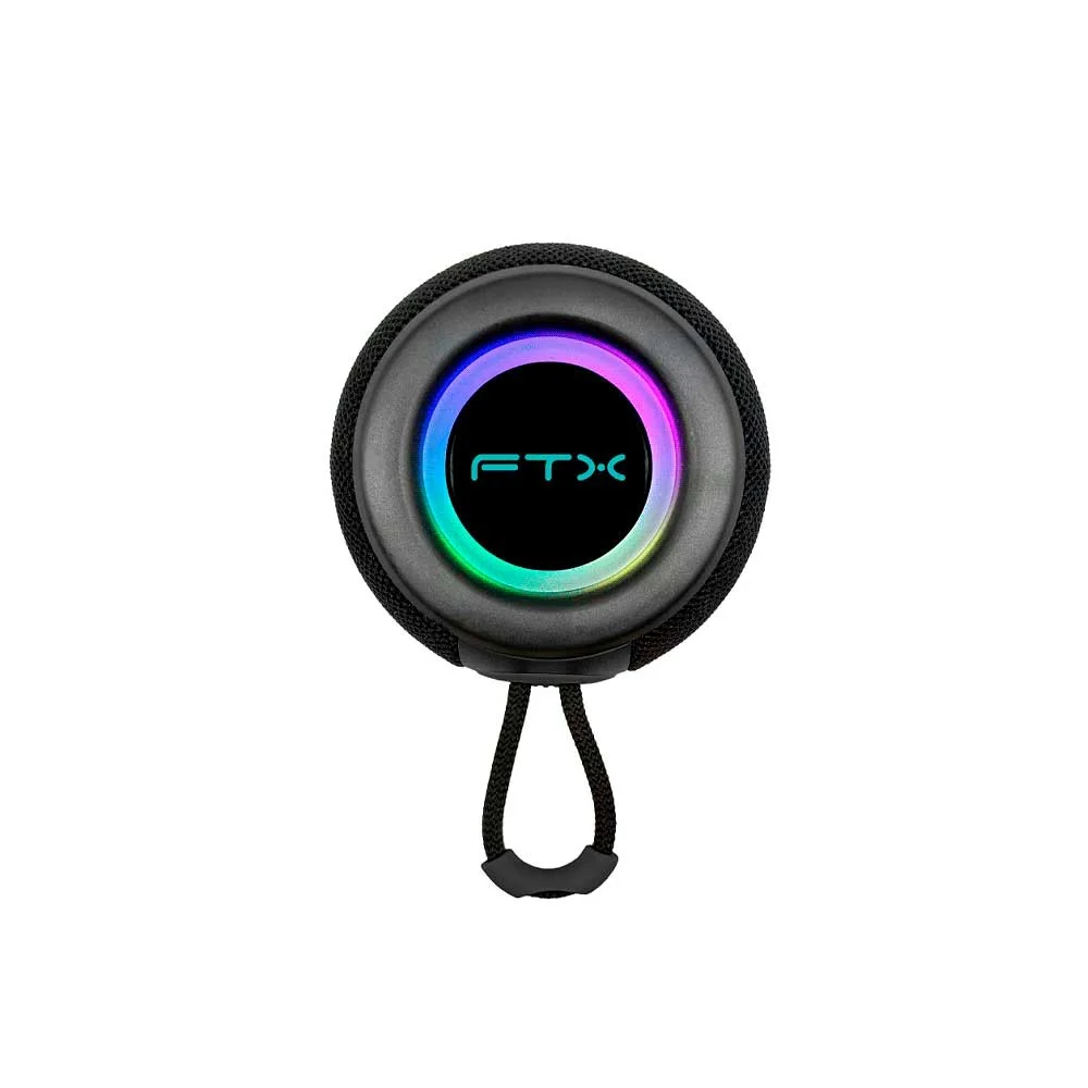 PARLANTE FTX VIBE SP-5SBK 5W BT/BAT/LED/MICRO SD NEGRO - Vista 3