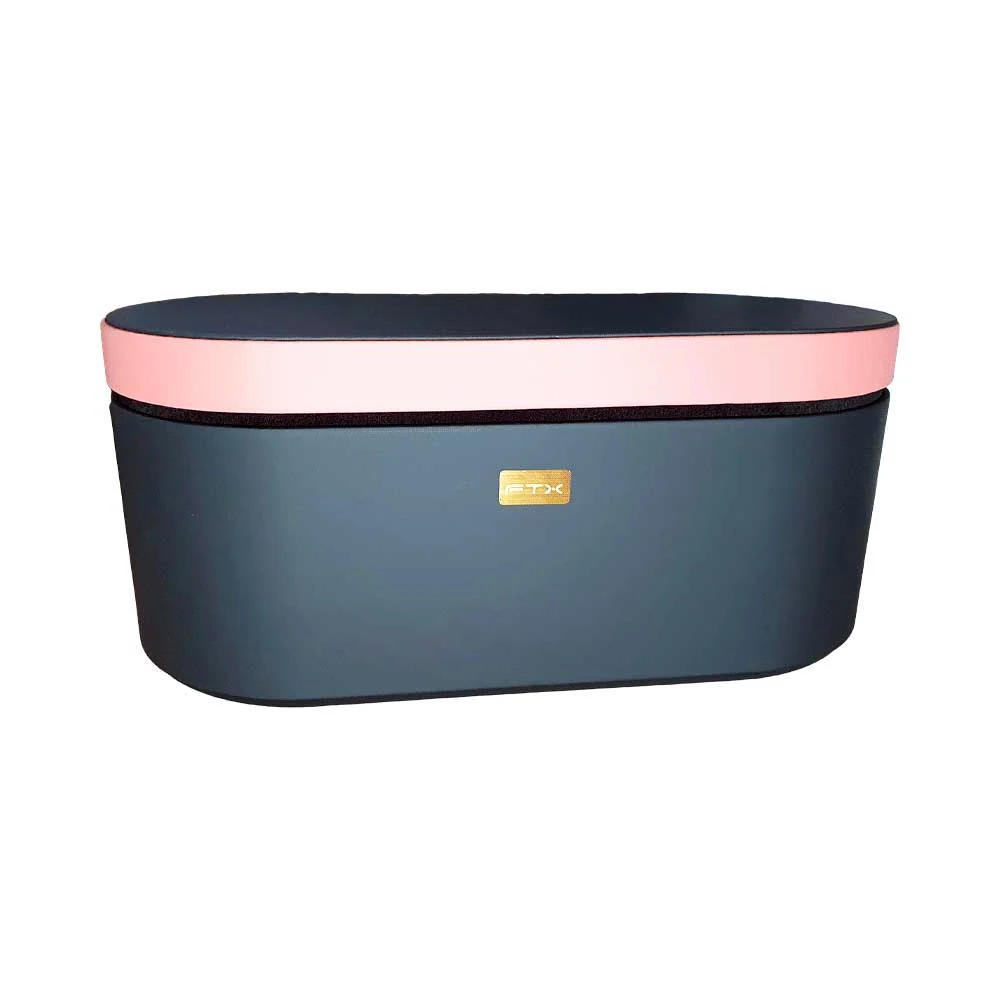 Moldeador FTX lila y negro con mango de control y seis accesorios intercambiables para el cabello. - Vista 3