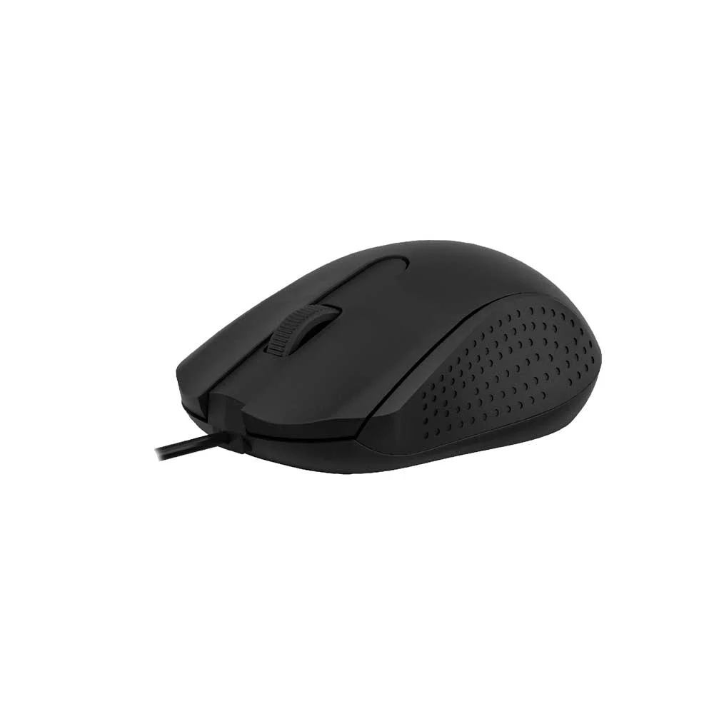 MOUSE FTX USB FTXM62 1200DPI/3 BOTONES/1.1M/NEGRO - Vista 2