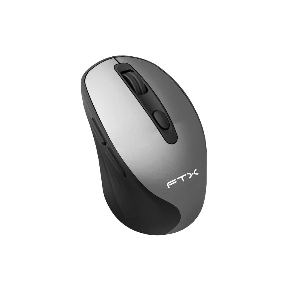 MOUSE FTX WIRELESS DUAL-MODE FTXMWB40 1600DPI/4 BOTONES/GRIS CON NEGRO - Vista 2