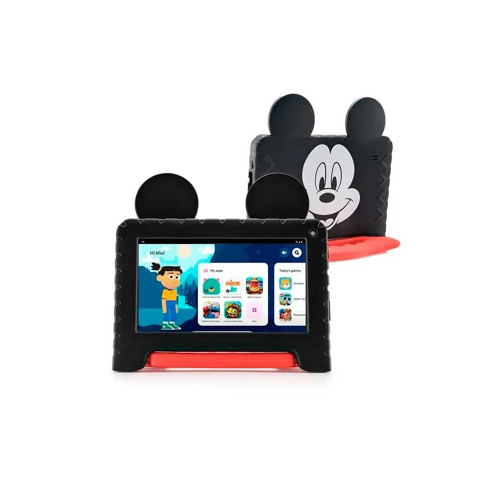 TABLET KID ANDROID MULTILASER NB413 QC/64GB/4G/7"/NEGRO MICKEY DISNEY - Vista 2