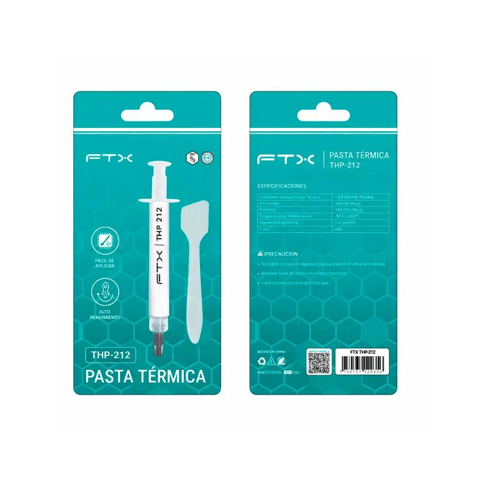 PASTA TERMICA FTX 2 GR 1.2 W/M.K THP-212 - Vista 3