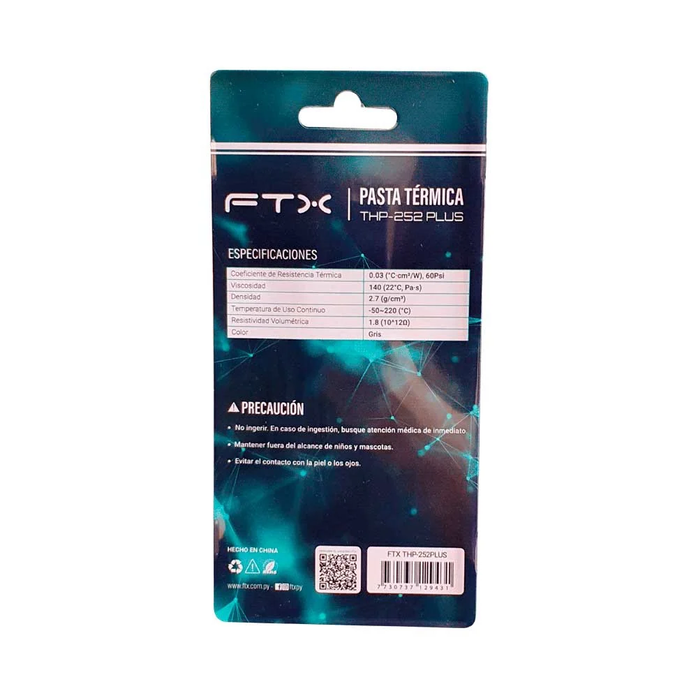 PASTA TERMICA FTX 2 GR 5.2 W/M.K THP-252PLUS - Vista 2
