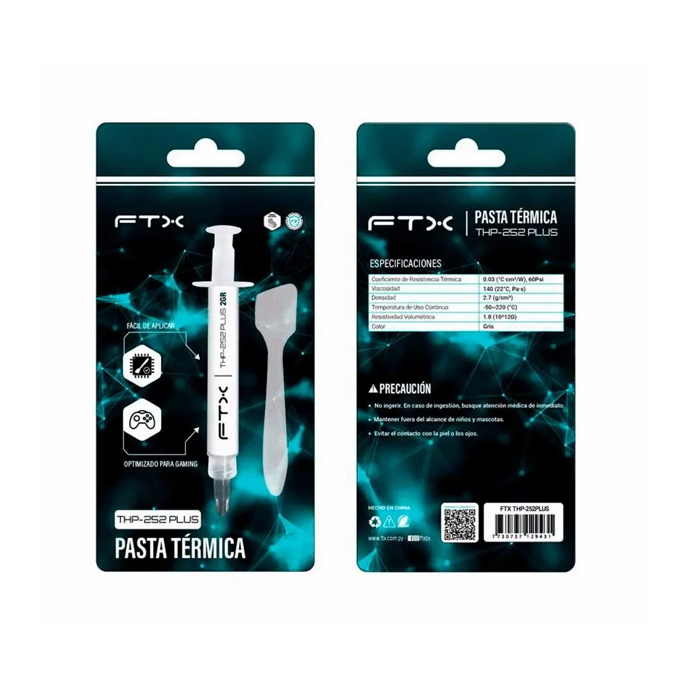 PASTA TERMICA FTX 2 GR 5.2 W/M.K THP-252PLUS - Vista 3