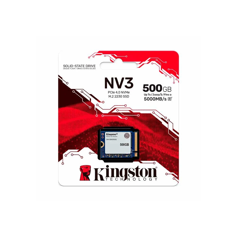 SSD M.2 NVME 500GB KINGSTON SNV3SM3/500G 5000/3000MB/S PCIE 4.0 - Vista 3