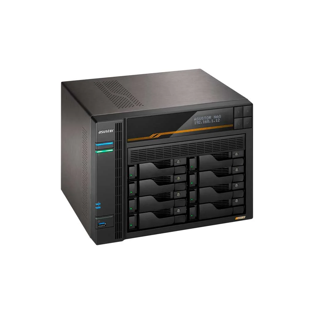 ALMACENAMIENTO NAS ASUSTOR AS6808T QC 2.3/8BAY/16G/4-GBLAN/4 M.2/2USB4/3 USB3.2 - Vista 3