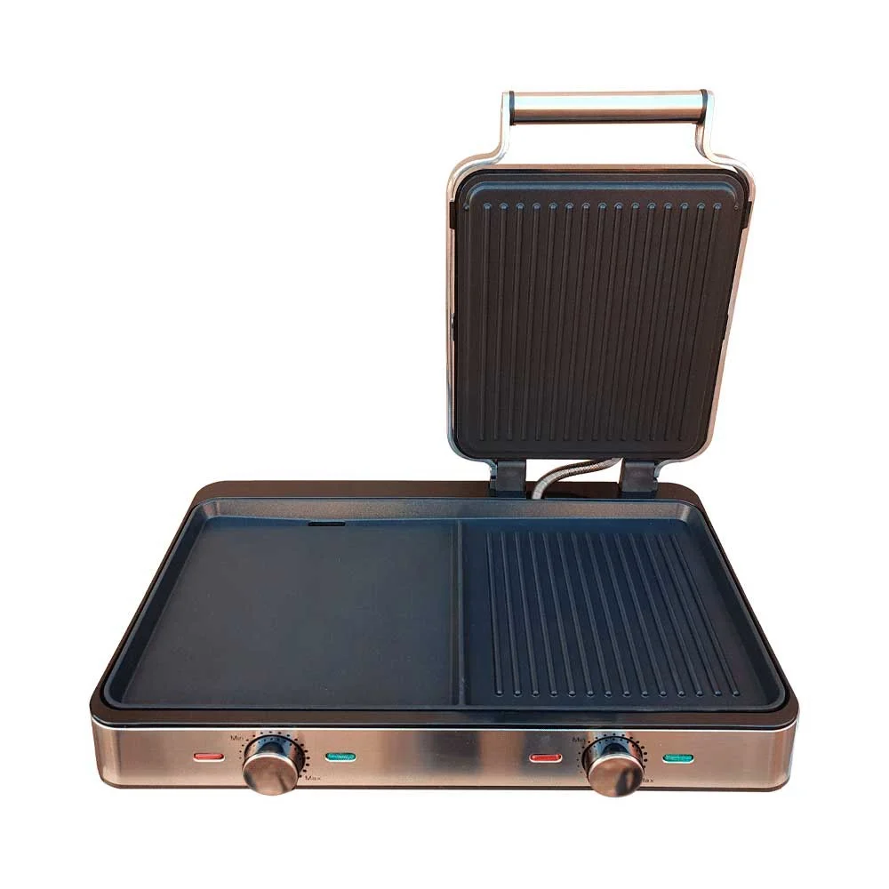 PARRILLA ELECTRICA FTX 2100W 220V GRILL 2 EN 1 EG2-718 - Vista 4