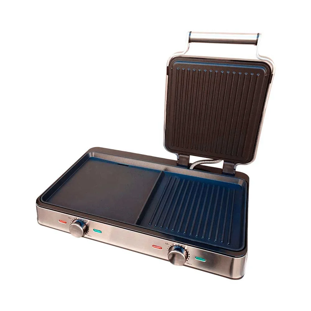 PARRILLA ELECTRICA FTX 2100W 220V GRILL 2 EN 1 EG2-718 - Vista 5