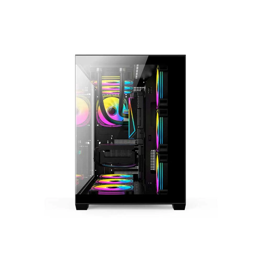 GABINETE GAMER FTX PCC-G07 LATERAL FRONTAL TRANSPARENTE 4 FAN ATX/MATX/ITX - Vista 3