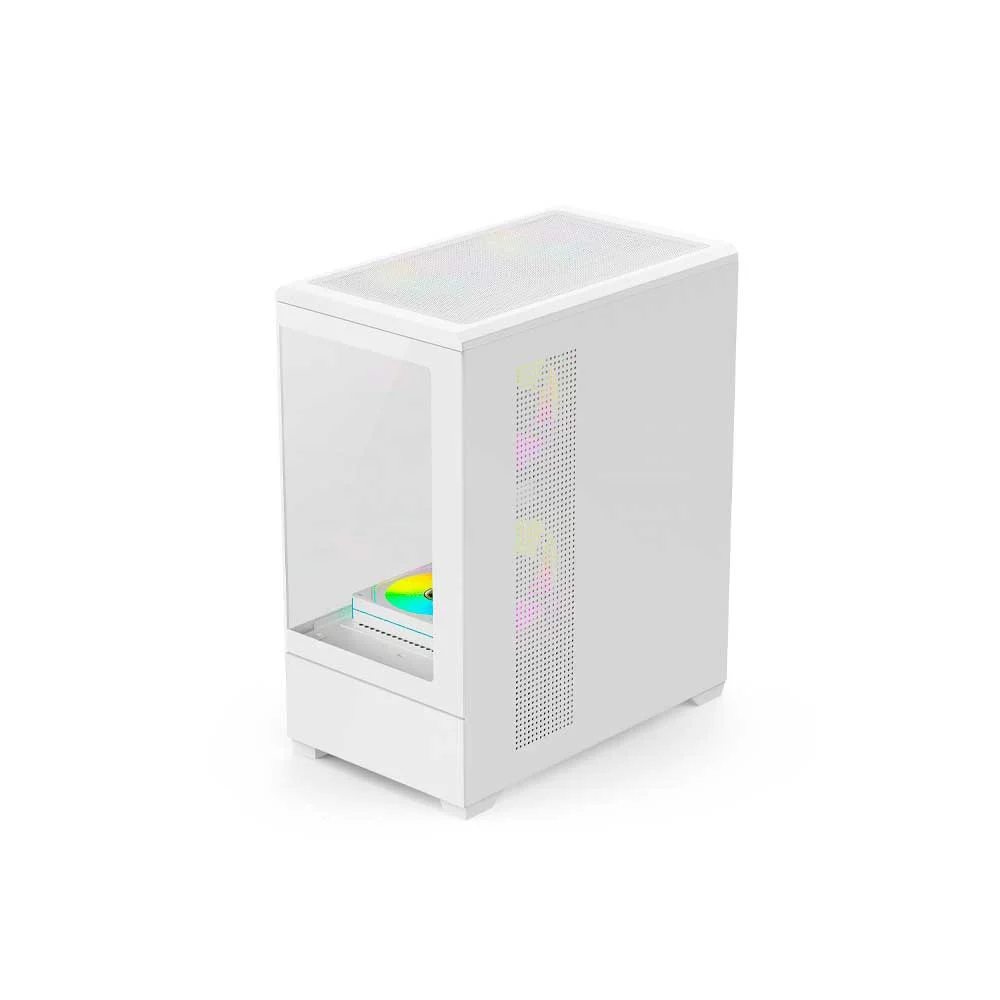 GABINETE GAMER FTX PCC-G9WH VIDRIO TEMP 3 FAN ATX/MATX/ITX BLANCO - Vista 2