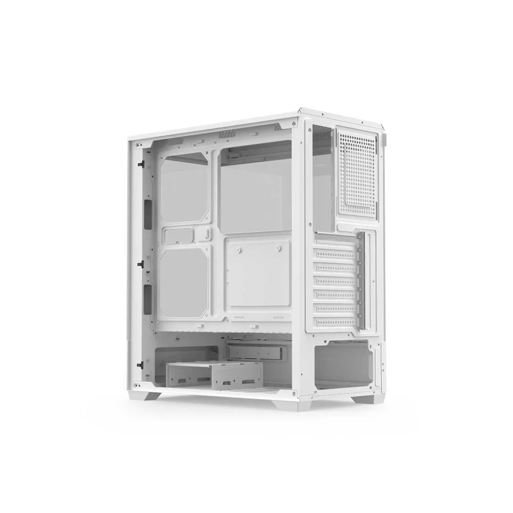 GABINETE GAMER FTX PCC-G9WH VIDRIO TEMP 3 FAN ATX/MATX/ITX BLANCO - Vista 5