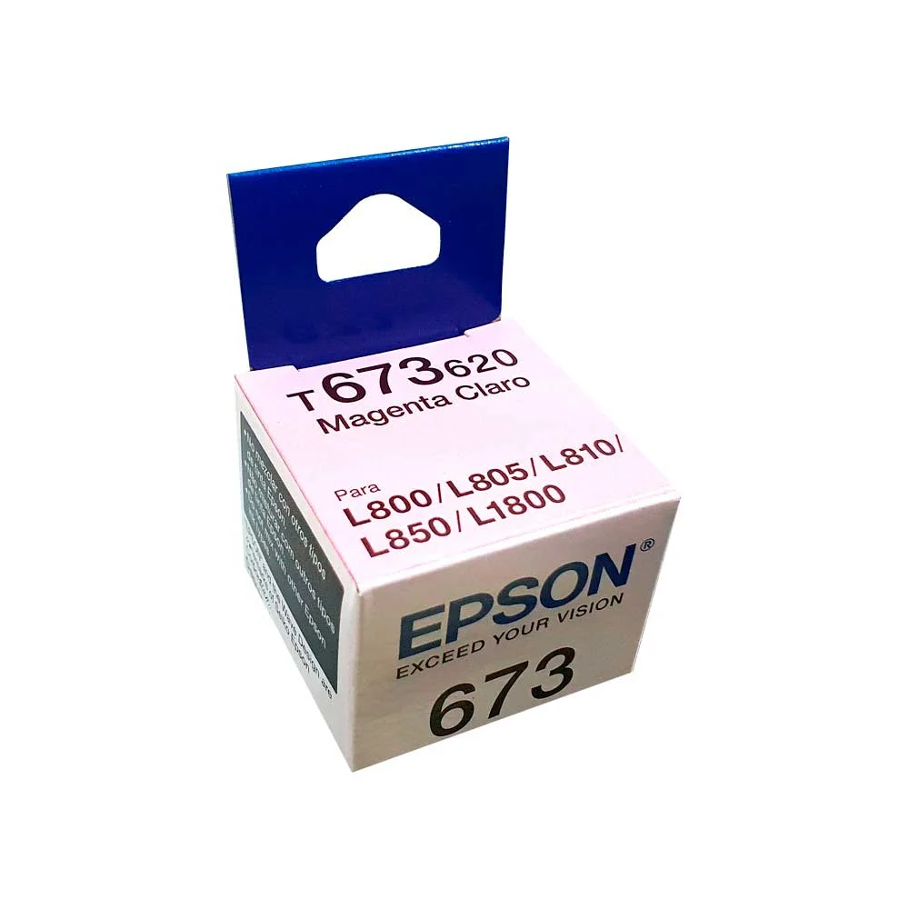 TINTA EPSON T673 620 LIGHT MAGENTA L8XX T673620-AL 70ML - Vista 2