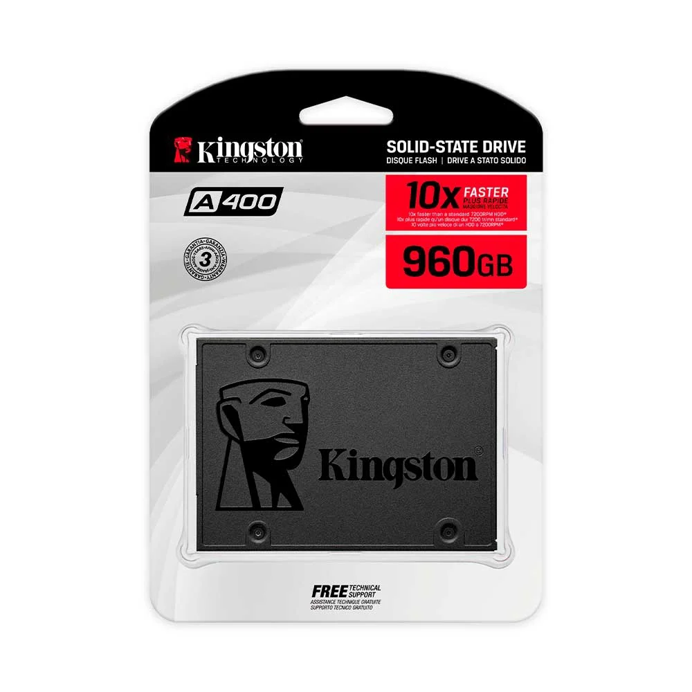SSD 2.5" SATA3 960GB KINGSTON SA400S37/960G - Vista 2