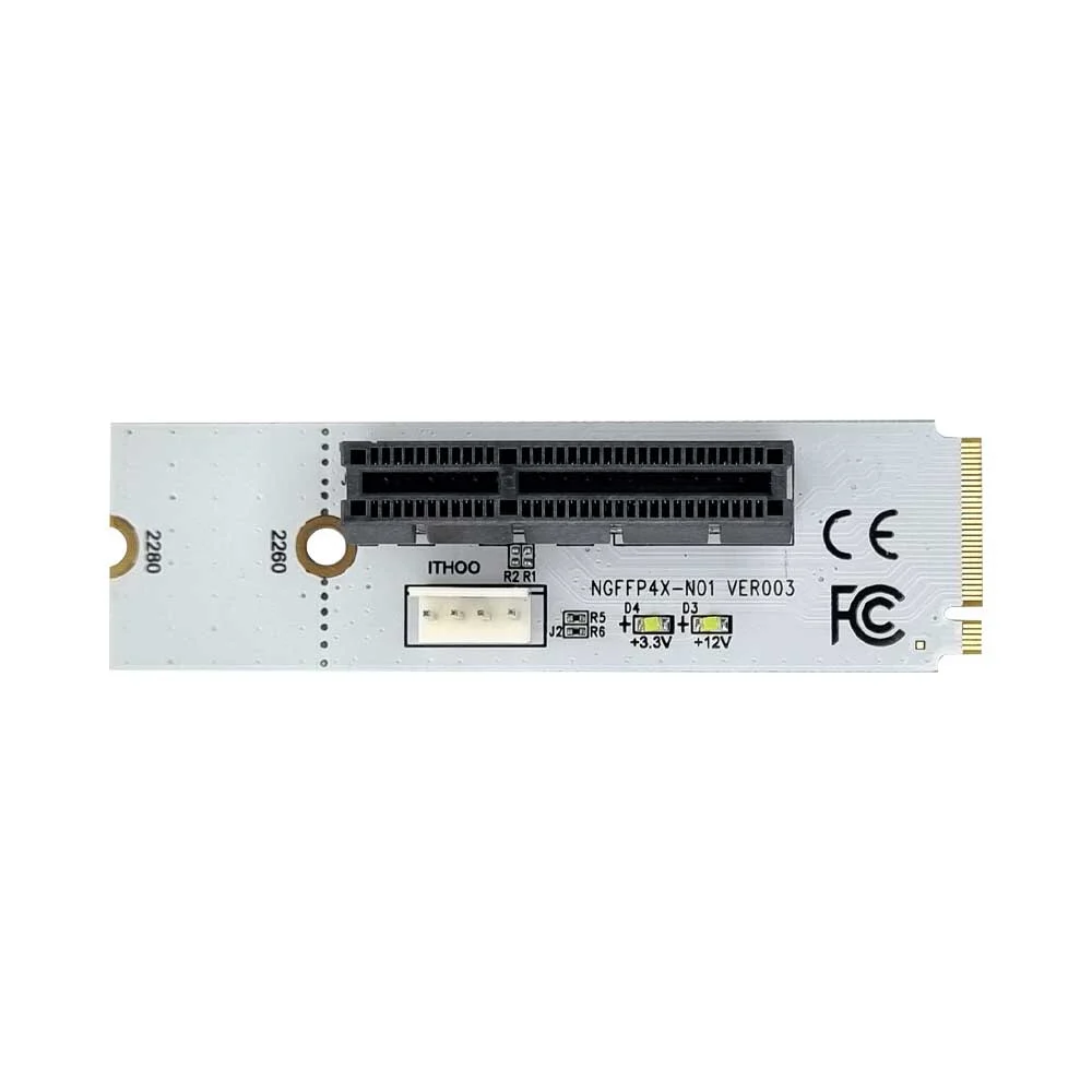 MINERIA ADAPTADOR M.2 A PCI-E 4X MZHOU UNITARIO X002UEIAI9 B09C1B2XC3 - Vista 2