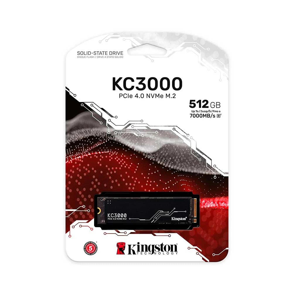 SSD M.2 NVME 512GB KINGSTON KC3000 SKC3000S/512G 7000/3900 PCIE 4.0 - Vista 3