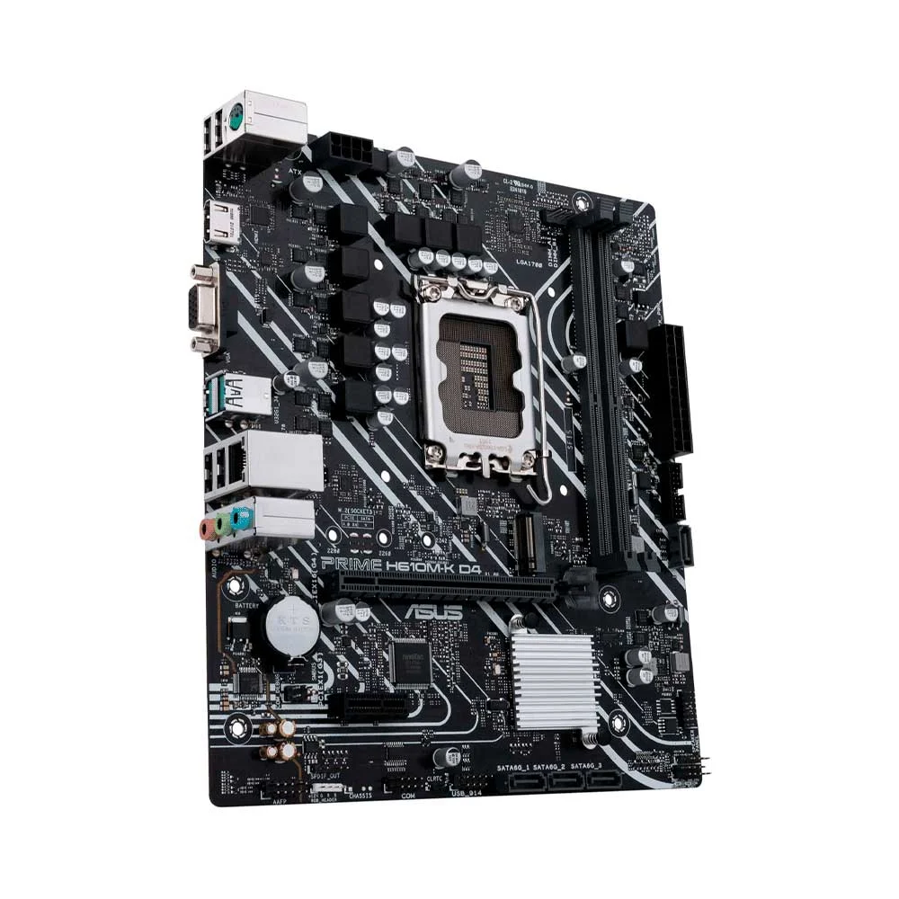 PLACA MADRE ASUS 1700 PRIME H610M-K D4 V/S/R/HDMI/M2/DDR4/USB3.2/MATX - Vista 4