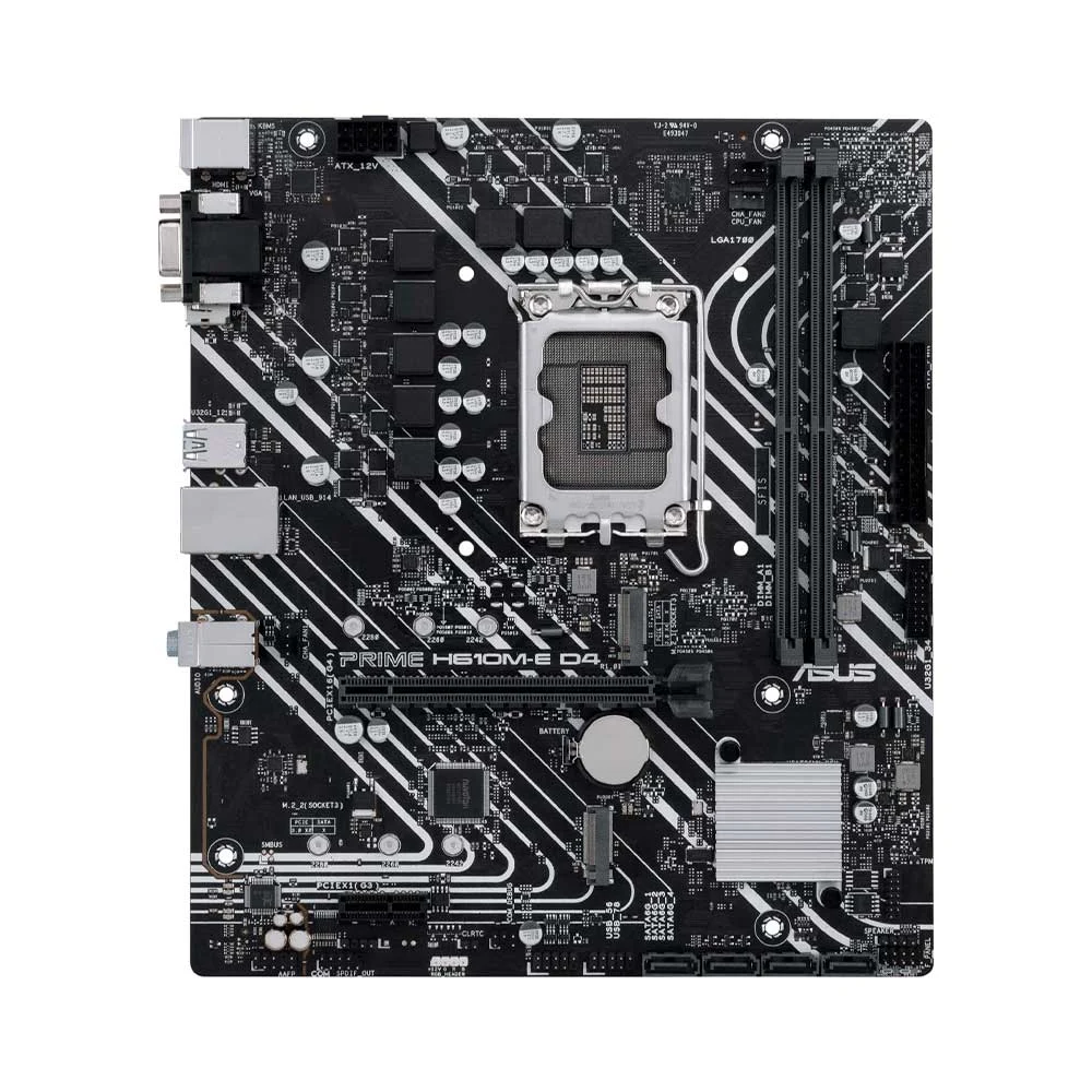 PLACA MADRE ASUS 1700 PRIME H610M-E D4 V/S/R/HDMI/2M2/DDR4/USB3.2/MATX - Vista 3