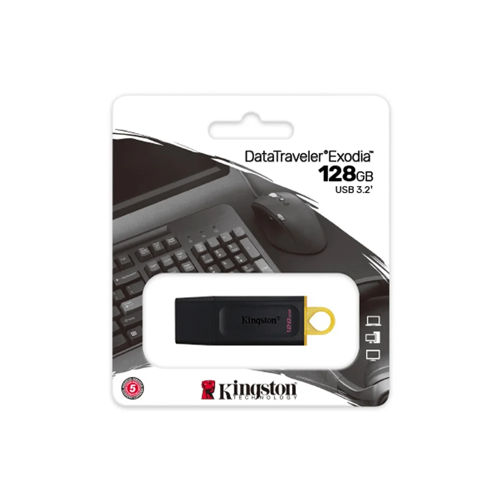 PENDRIVE KINGSTON DATATRAVELER EXODIA 128GB USB 3.2 DTX/128GB - Vista 3