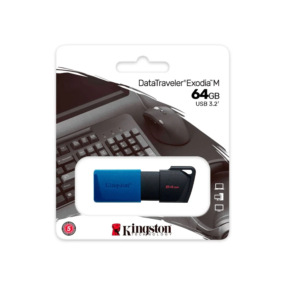 PENDRIVE KINGSTON DATATRAVELER EXODIA 64GB USB 3.2 DTXM/64GB - Vista 3