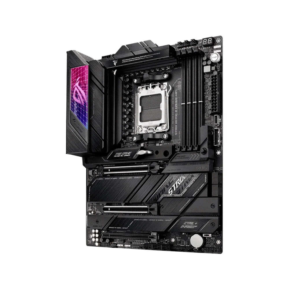 PLACA MADRE ASUS AM5 ROG STRIX X670E-E GAMING WIFI S/R/HDMI/DP/WIFI/4M2/DP/USB3.2/DDR5/ATX - Vista 3