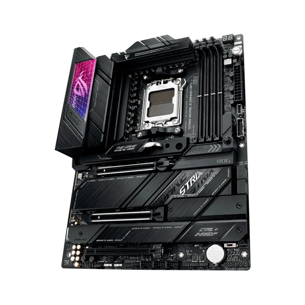 PLACA MADRE ASUS AM5 ROG STRIX X670E-E GAMING WIFI S/R/HDMI/DP/WIFI/4M2/DP/USB3.2/DDR5/ATX - Vista 4