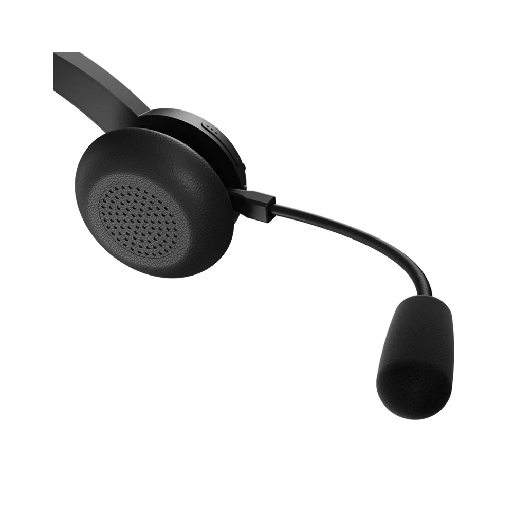 AURICULAR CON MICROFONO KLIP KCH-905 CRYSTALCOM PRO C/BASE WIRELESS/BT/1JACK NEGRO - Vista 3