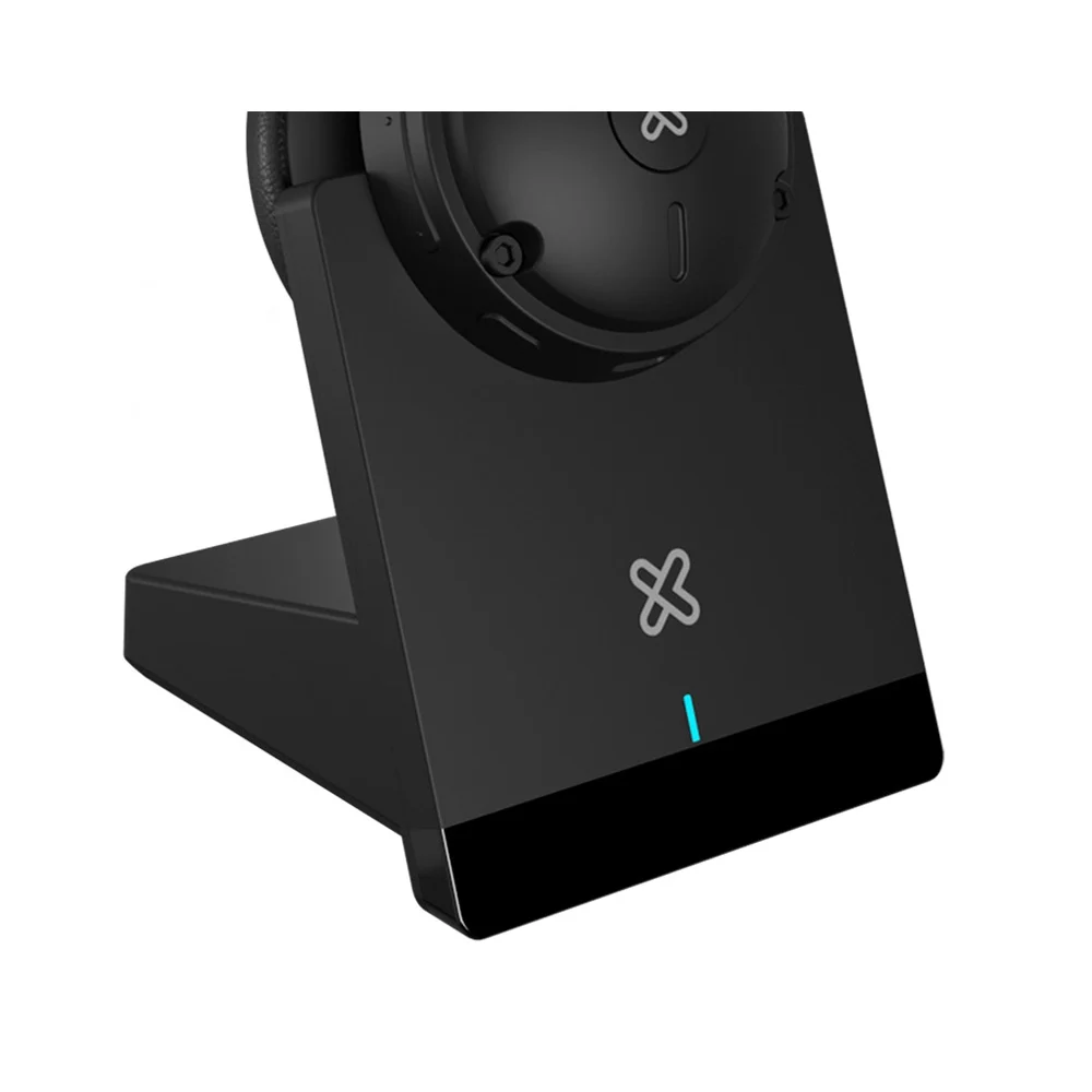 AURICULAR CON MICROFONO KLIP KCH-905 CRYSTALCOM PRO C/BASE WIRELESS/BT/1JACK NEGRO - Vista 4