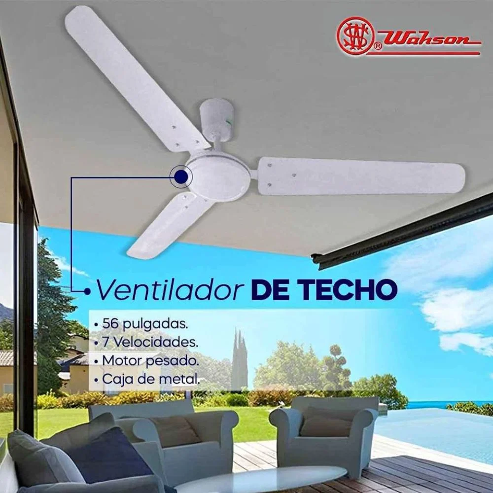 VENTILADOR DE TECHO WAHSON 56''